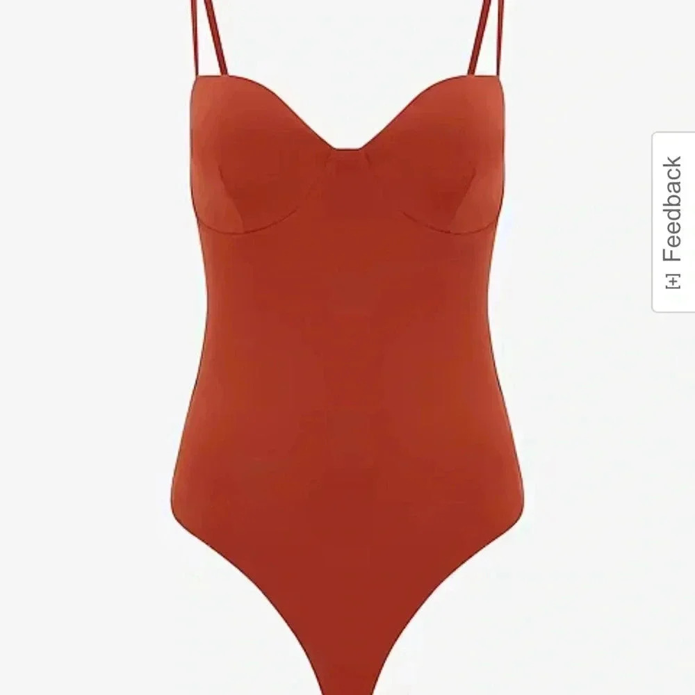 Express Body Contour red body suit sizee XS. In perfect condition! - Picture 4 of 13